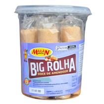 Paçoca Big Rolha Maran Pote 1Kg Lembrancinhas Guloseimas