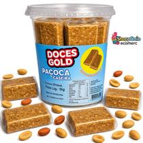 Paçoca Caseira de Amendoim Pacocao Gibi Gibão 50g Pote 20un. Paçoca Caseira de Amendoim Pacocao Gibi Gibão 50g Pote 20un.