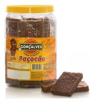 Paçoca Caseira Pote De 1,1kg 20x1 - Doces Gonçalves