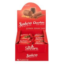Paçoca Chocolate Zero Açúcar Vegano Sem Lactose Caixa C/ 24u Paçoca Chocolate Zero Açúcar Vegano Sem Lactose Caixa C/ 24u