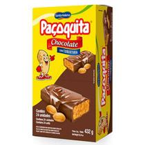 Paçoca Coberta Com Chocolate Paçoquita 18gr C/24un - Santa Helena