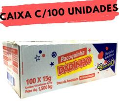 Paçoca Dadinho Caixa C/100u 1,5Kg