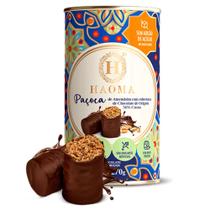 Paçoca de Amendoim com Cobertura de Chocolate Haoma 270g