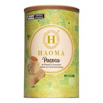 Paçoca de Pistache e Amendoim com Chocolate Branco Linha Stevia Haoma 225g