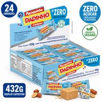 Paçoca dizioli dadinho quadrada zero display cremosa c/24
