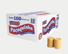 Paçoca paçoquinha rolha embalada c/100 Unid 1,5 Kg