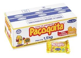 Paçoca Paçoquita Rolha Embrulhada Santa Helena100un De 15g