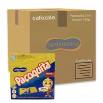 Paçoca Paçoquita Zero Açucar Santa Helena Kit 8 Caixas 432g