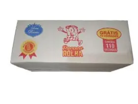 Paçoca Rolha Embalada Bretas 15g C/110 Unid - DOCES BRETAS