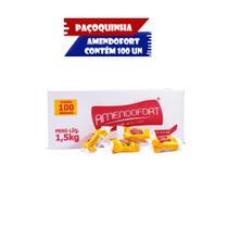 Paçoca Rolha Embrulhada Pacoquita C/100un - Amendofort