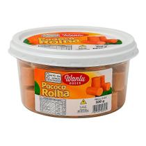 Paçoca Rolha Wanlu Pote 500g c/ 30un - Amendoim Tradicional