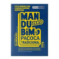Paçoca rolha zero Açúcar 300g Mandubim 20un 15g Paçoca rolha zero Açúcar 300g Mandubim 20un 15g