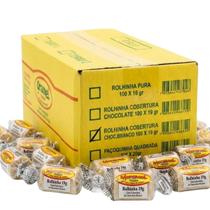 Paçoca Rolhinha Manamel com Cobertura de Chocolate Branco Caixa 1,900kg (100 un) Paçoca Rolhinha Manamel com Cobertura de Chocolate Branco Caixa 1,900kg (100 un)
