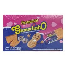 Paçoquinha Gamadinho Caixa 800g C/40 Unidades de 20g Paçoquinha Gamadinho Caixa 800g C/40 Unidades de 20g