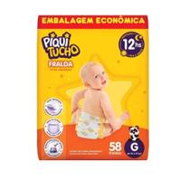 Pacotão Fralda Descartavel Infantil Piquitucho Hiper Extra Absorção