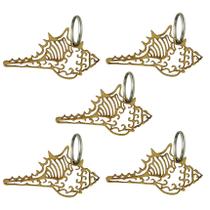 Pacote 10 Aplique Chaveiro Concha nº 2 Decoração 6,5x3,5cm Mdf Cru Pacote 10 Aplique Chaveiro Concha nº 2 Decoração 6,5x3,5cm Mdf Cru
