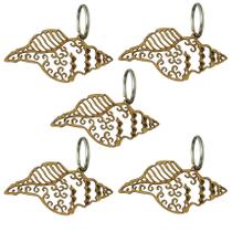 Pacote 10 Aplique Chaveiro Concha nº 4 Decoração 6,5x3,2cm Mdf Cru Pacote 10 Aplique Chaveiro Concha nº 4 Decoração 6,5x3,2cm Mdf Cru