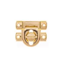 Pacote 10 Fecho para Cadeado Caixa e Bandeja 221 Latonado Ouro