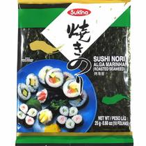 Pacote 10 Folhas Alga Nori Para Suhi Temaki Sukina