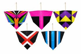 Pacote 10 Pipas Modelo Camarão 50cm Cor:VARIADOS Pacote 10 Pipas Modelo Camarão 50cm Cor:VARIADOS