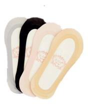 Pacote 12 Pares Meia Invisível Feminina Sapatilha Seda Pacote 12 Pares Meia Invisível Feminina Sapatilha Seda