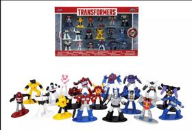 pacote 18 bonecos de metal transformers de 4 cm pacote 18 bonecos de metal transformers de 4 cm