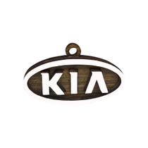 Pacote 20 Chaveiros 3d Marca Kia 4cm Mdf Madeira Decorada