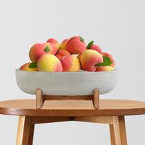 Pacote 20 Pêssegos Artificiais para Decoração Frutas falsa Enfeite Delicado e Pronto para Uso - DE0823 Pacote 20 Pêssegos Artificiais para Decoração Frutas falsa Enfeite Delicado e Pronto para Uso - DE0823