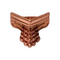 Pacote 20 Pezinho Piano Pequeno Caixa e Bandeja 408 Cobre com Verniz