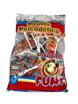 Pacote 20 Pirulitos Psicodélicos Redondo 17g (5cm Diâmetro) Pacote 20 Pirulitos Psicodélicos Redondo 17g (5cm Diâmetro)