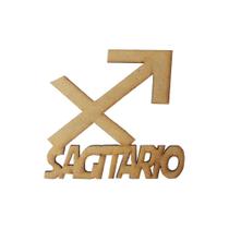 Pacote 5 Aplique Signo Sagitário 7x6,5 Mdf Madeira Pacote 5 Aplique Signo Sagitário 7x6,5 Mdf Madeira