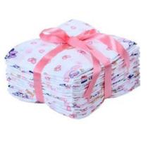 Pacote 5 Fralda De Pano Dupla Disney 70x70cm 100% Algodão Pacote 5 Fralda De Pano Dupla Disney 70x70cm 100% Algodão