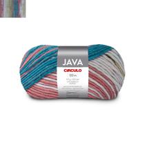 Pacote 5 Lã Circulo Java 100g Tex 833 120 metros (efeito aquarelado)