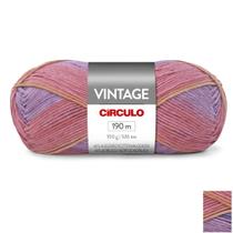 Pacote 5 Lã Circulo VINTAGE 100g 196m Tex 526 60% algodão/40% acrilico