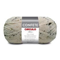 Pacote 5 Lã Confete 100g Circulo - Tex 476, 210 metros (acrilico/viscose)