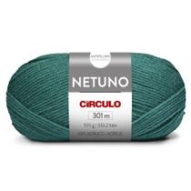 Pacote 5 Lã Netuno 100g Circulo - 100% acrilico anti-pilling TEX 332 301 metros