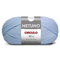 Pacote 5 Lã Netuno 100g Circulo - 100% acrilico anti-pilling TEX 332 301 metros