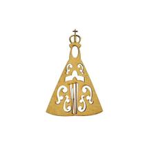 Pacote 50 Aplique Nossa Senhora P 7x4,5 Mdf Madeira Laser