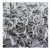 Pacote 50 Argola sem Bater para Chaveiro 22mm 1133 Artesanato