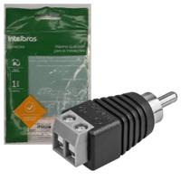 Pacote 50 Conector CONEX 1000 RCA Macho Qualidade Intelbras