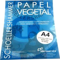 Pacote 50 folhas papel vegetal - microservice