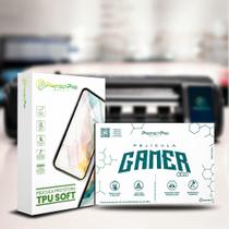 Pacote 50 Unidades Película proteção Gamer Recorte máquina Fosca Premium Protectpro Brasil
