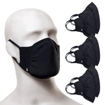 Pacote 6 Máscaras Lavável Zero Costura Virus Bac Off Lupo
