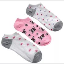 Pacote 6 Pares Meia Soquete Altomax Feminina