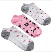 Pacote 6 Pares Meia Soquete Altomax Feminina