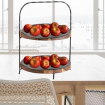 Pacote 9 Maçã Rajada Artificial para Decoração Temática Realistas e Sem Desperdício de Alimentos - DE0623