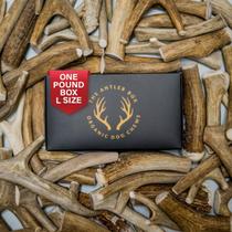 Pacote a granel Deer Antler Dog Chews The Antler Box Premium 454g Pacote a granel Deer Antler Dog Chews The Antler Box Premium 454g