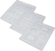 Pacote Acetato Bwb Forma Porta Retrato Médio Números Alfabet Pacote Acetato Bwb Forma Porta Retrato Médio Números Alfabet