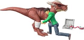 Pacote Action Figure Defender Mattel Jurassic World de 3,75 polegadas