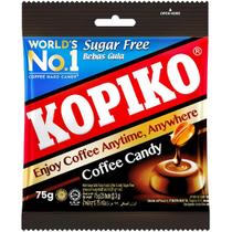 Pacote Balas Kopiko Sem Açúcar 75g A Bala de Café Mais Amada